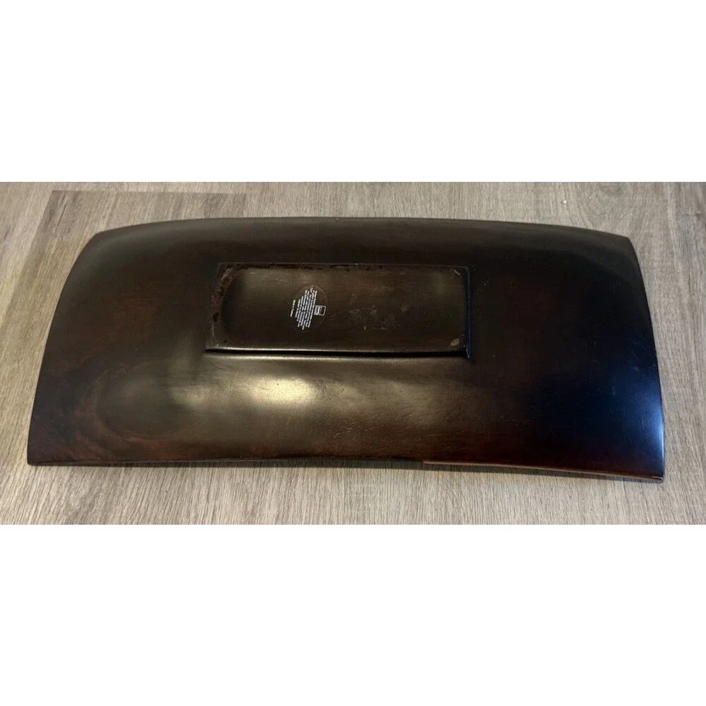 Mango Wood Tray, Decorative Serving Crafted Tray, River Shape. Thai Made